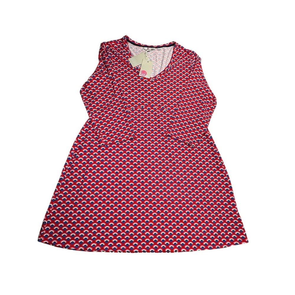 NWT Boden Tori Jersey Shift Mini Dress Women Size 16/18 Casual Vacation Summer - Picture 11 of 13